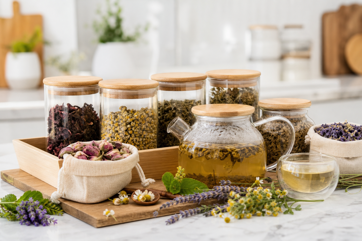 Cómo Construir Tu Despensa de Infusiones para Todo el Verano