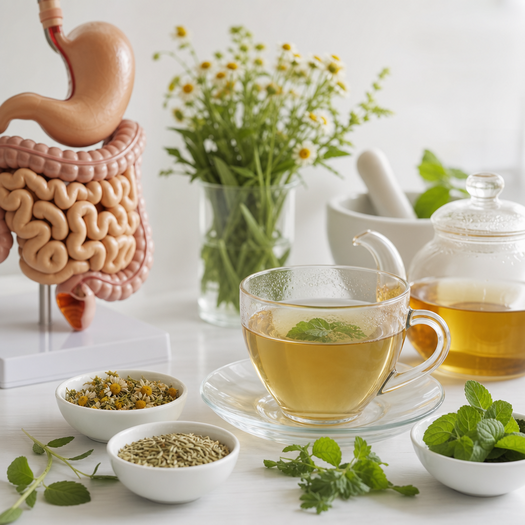 infusiones digestión verano en taza de té