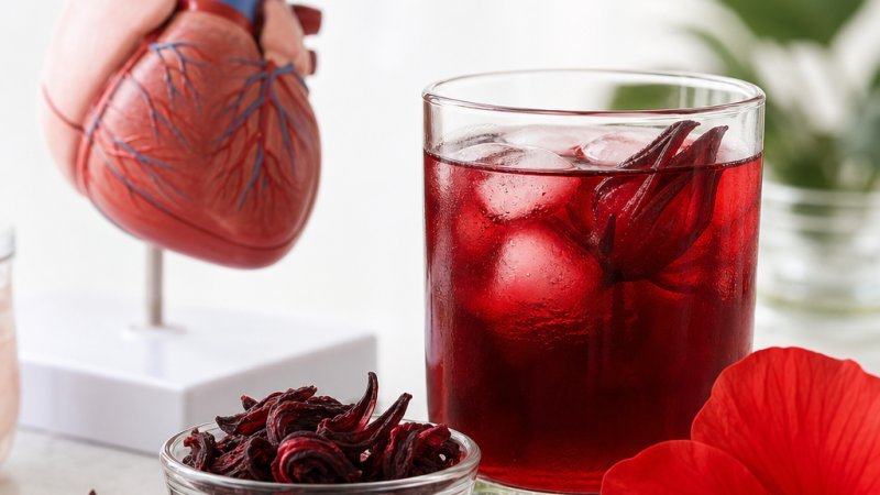 flor de hibisco frío salud corazón beneficios