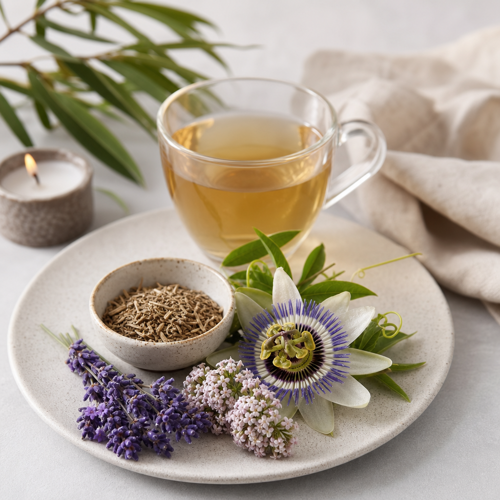 lavanda pasiflora y valeriana para el sueño