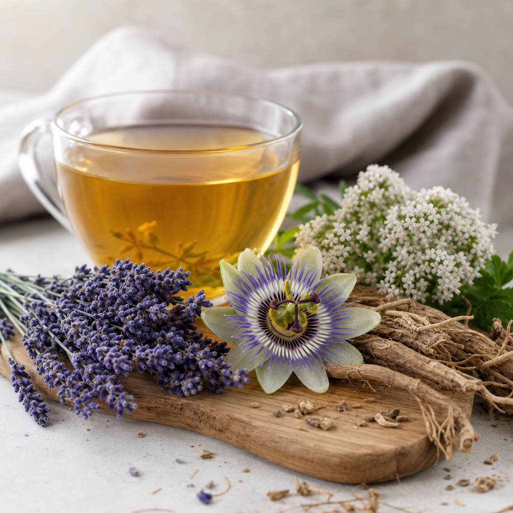 lavanda pasiflora y valeriana para el sueño