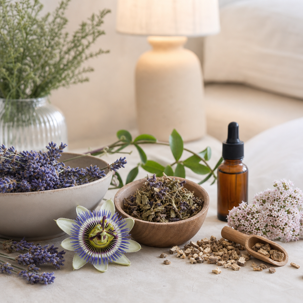 lavanda pasiflora y valeriana para el sueño