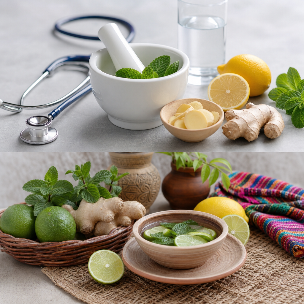 Menta, Jengibre y Limón: El Trío Más Refrescante del Verano bebida refrescante de menta jengibre y limón