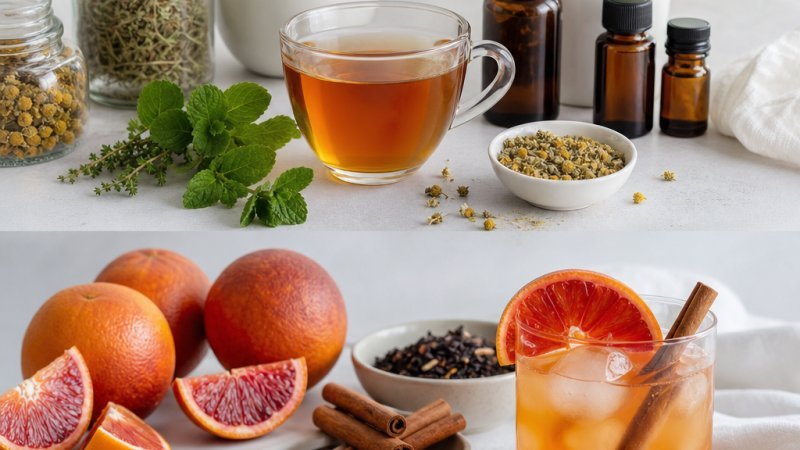 Receta de Té Frío con Naranja Sanguina y Canela: Sorprende a tus Invitados