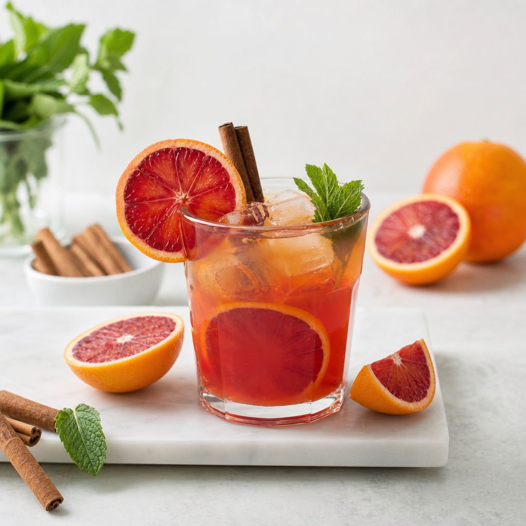 Receta de Té Frío con Naranja Sanguina y Canela: Sorprende a tus Invitados