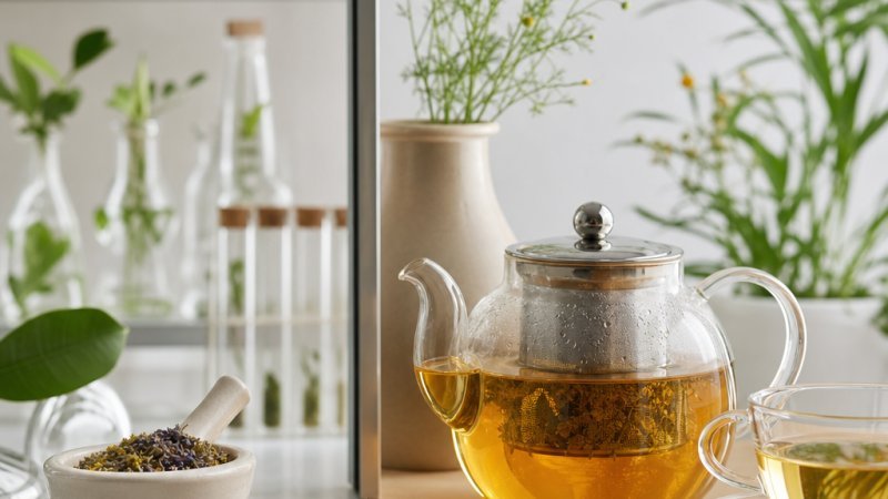 Ritual de mañana con infusión matutina