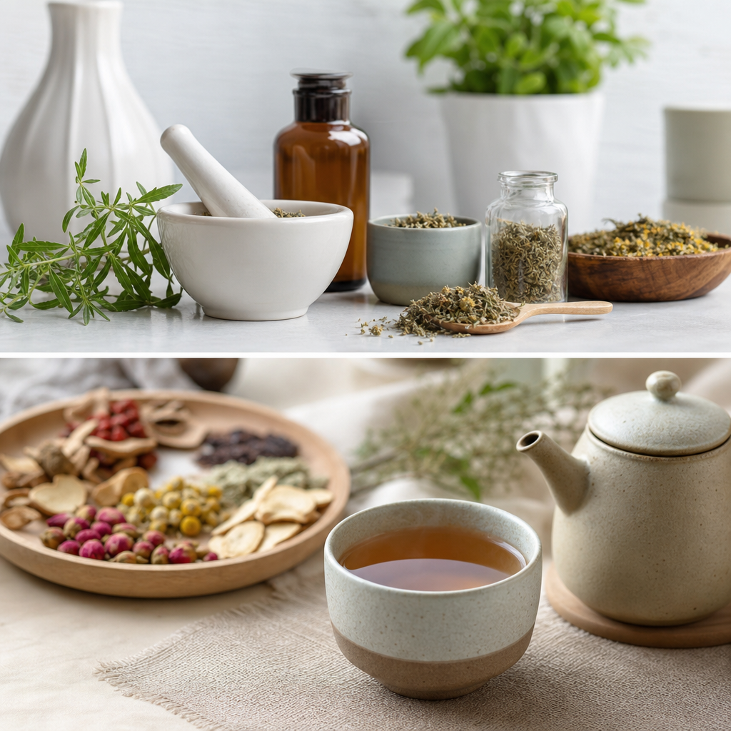 Ritual de mañana con infusión matutina