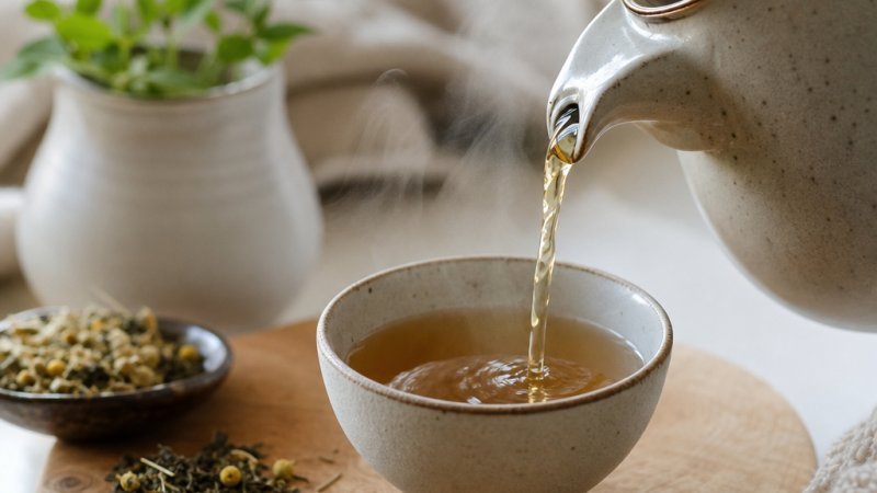 Efecto del té en el cerebro durante un ritual