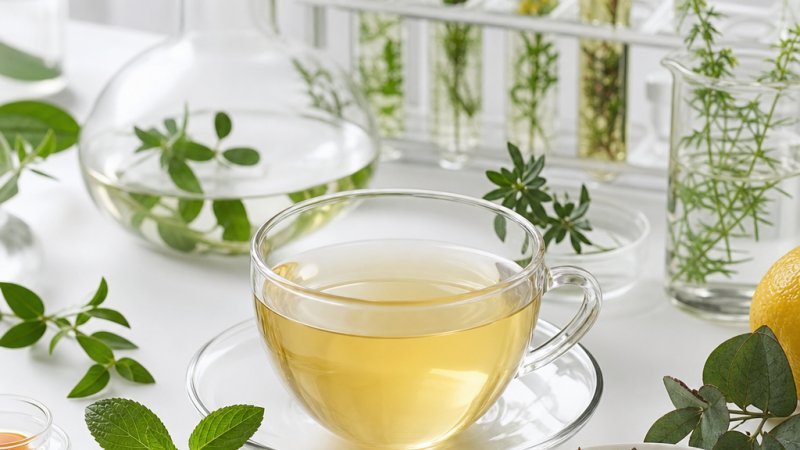 persona disfrutando rituales de té en verano