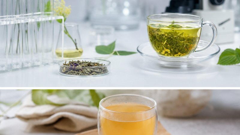 persona disfrutando rituales de té en verano
