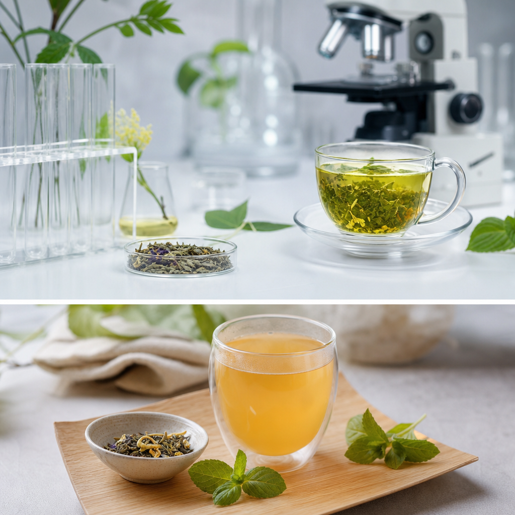 persona disfrutando rituales de té en verano
