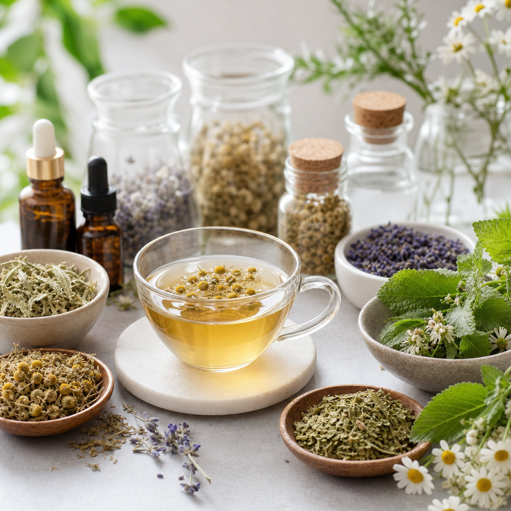 Té para el Estrés Estival: Plantas que Calman cuando el Ritmo se Acelera