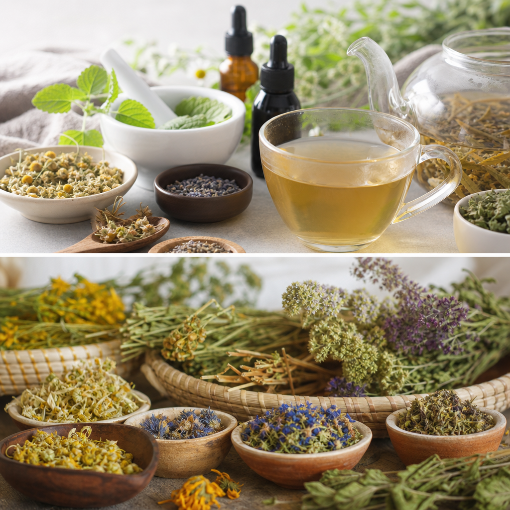 Té para el Estrés Estival: Plantas que Calman cuando el Ritmo se Acelera