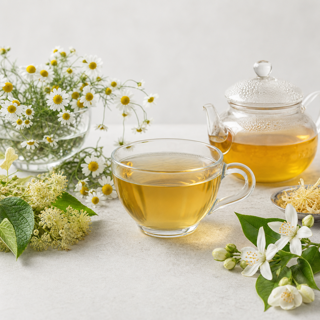 Tés Florales con Propósito: Manzanilla, Tila y Azahar para el Calor