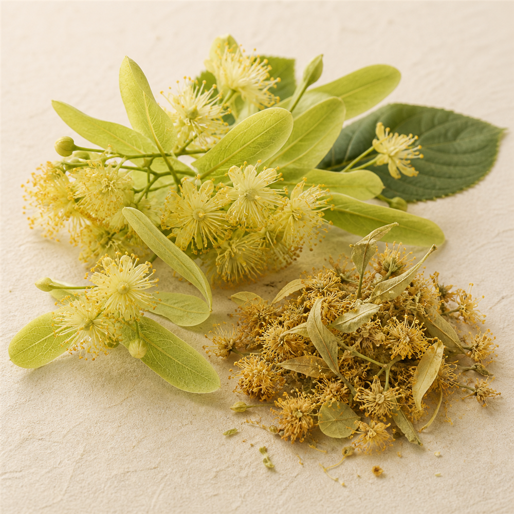 Tila: La flor del tilo, emblema de la tranquilidad en la herboristeria europea.