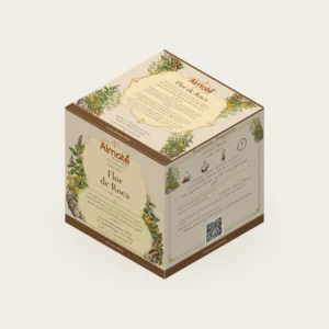 Flor de Roca · Caja 12 pirámides · vista frontal